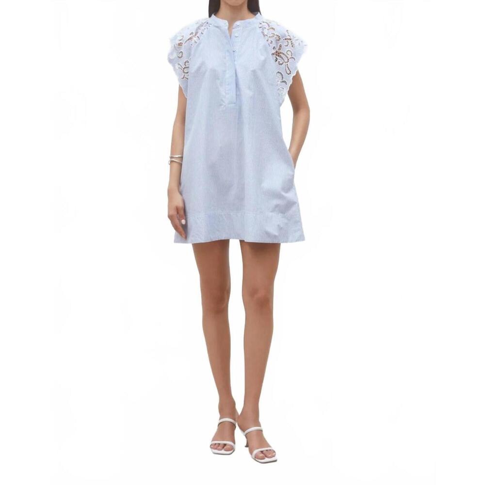 NEW SUNCOO cidji mini dress in blue